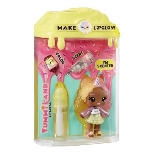 Yummiland Doll + Gloss - Cotton Candy - Nia