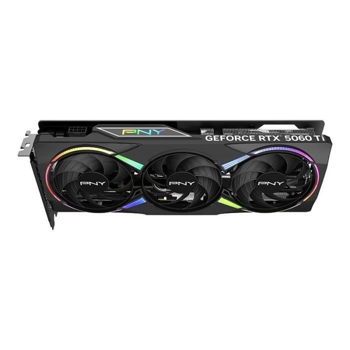 PNY - Graphics card - GeForce RTX 5060 Ti - 16GB - ARGB Overclocked Triple Fan DLSS 4