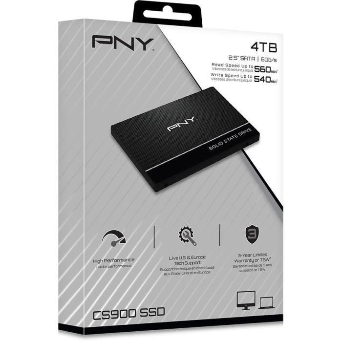 PNY - Internal SSD Drive - CS900 - 4TB - 2.5