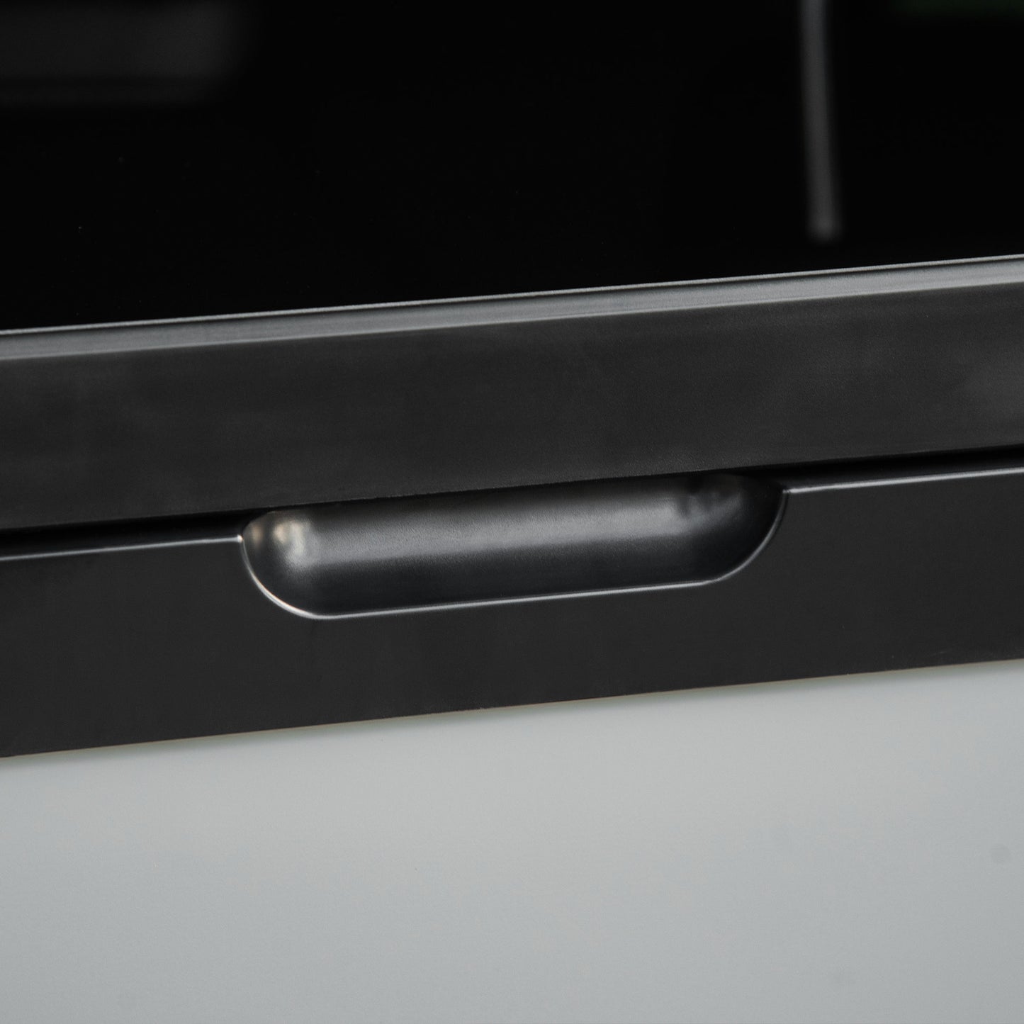 Outsunny Kühlbox Auto 50L mit LCD-Anzeige 2 Modi Kompressor Autokühlschrank mit Griffe Boot Camper Reisen 12/24V DC und 110-240V AC Grau+Schwarz