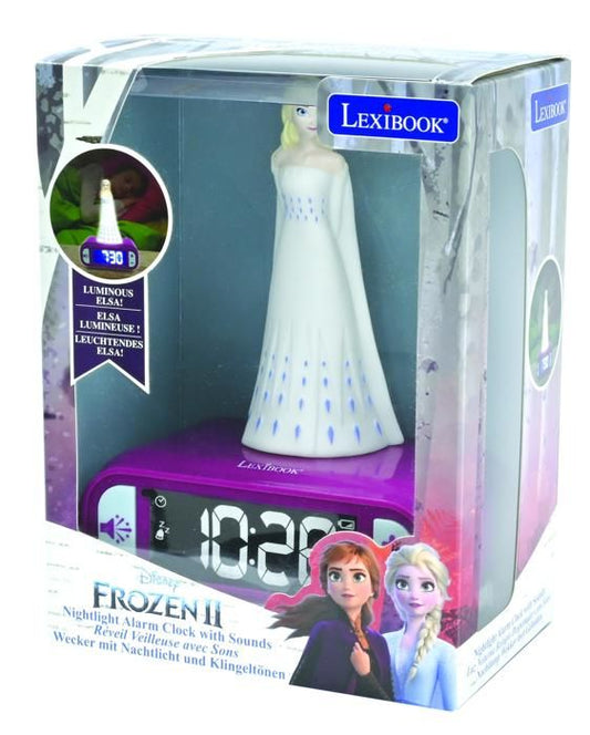 LEXIBOOK - The Snow Queen II - Radio Alarm Clock Nightlight