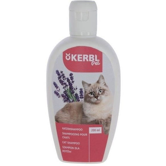 Shampoo for cats - KERBL - 200 ml - Lavender - Mango - Shine and softness