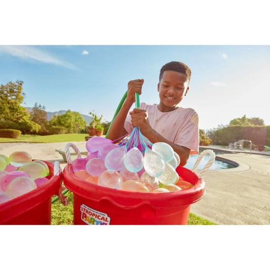 Water Balloons - ZURU BUNCHO BALLOONS - Tropical Party - 265 Balloons - Automatic Closure - Ready in 60 sec