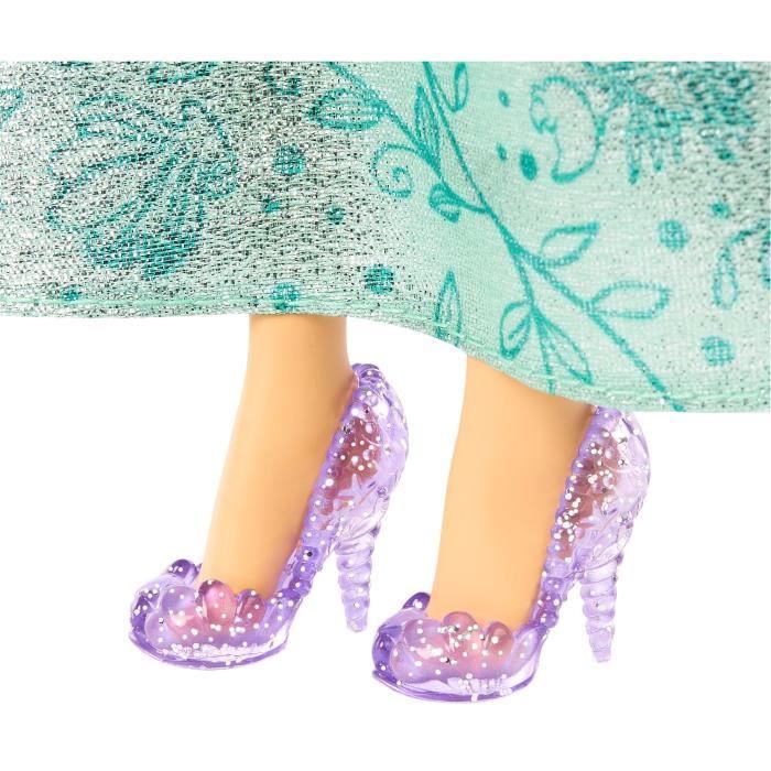Ariel Doll 29 cm, Mattel Disney Princess Doll Dress Up and Accessories HLW10