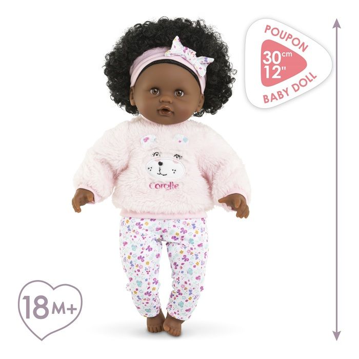 Baby doll - Corolle - Bébé Calin Caroline - 30 cm - Soft body - Accessories included