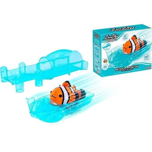 Miniature universe - LANSAY - 51002 - Zhu Zhu Aquarium: Boat + Pontoon