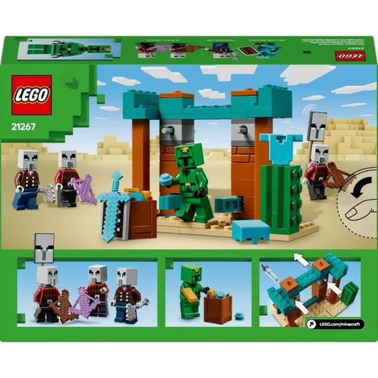 LEGO Minecraft 21267 Desert Illager Patrol - Building Game for Ages 7 and Up