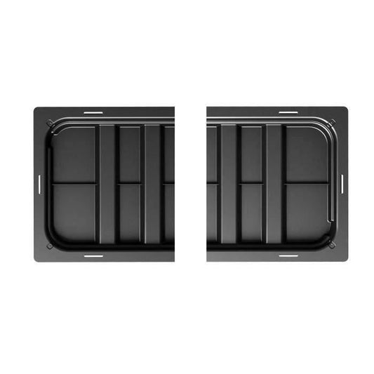 STEFANPLAST Natural Delux rectangular flower box - 100x43xH33cm - 90 + 6.5L in the reserve - Anthracite