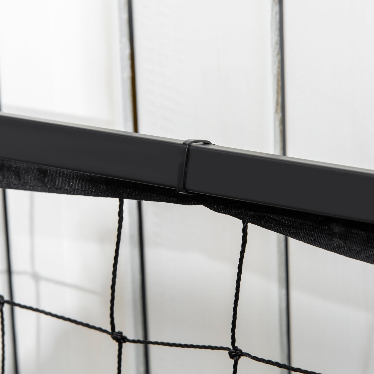 Outsunny Hochbeet im Industrie-Design, mit 1 Regal, Innenverkleidung aus Vlies, wetterbeständig, 80 cm x 30 cm x 125 cm