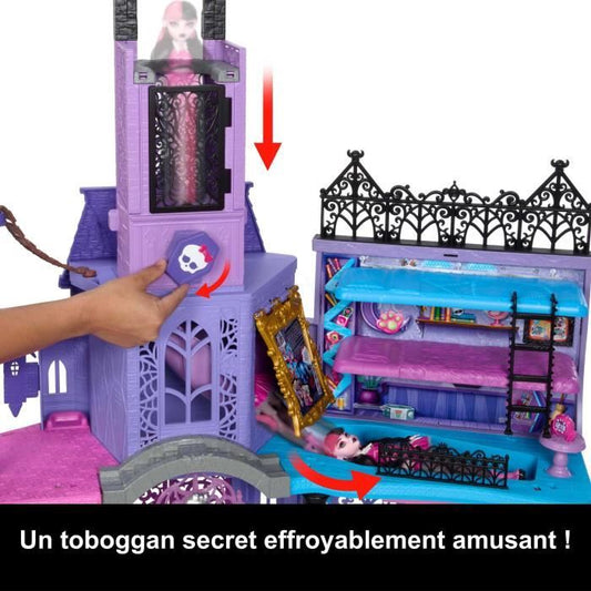 MONSTER HIGH Haunted High Dollhouse, 35+ Accessories - Monster High - HLP88
