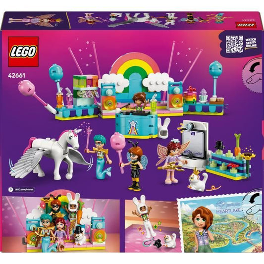 LEGO Friends 42661 Unicorn and Fairy Dress-Up Party - Playset for Girls Ages 6 and Up