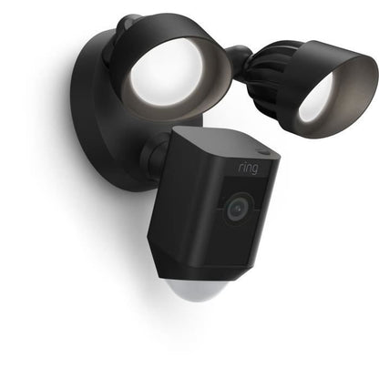Ring - Floodlight Cam Wired Plus - Outdoor surveillance camera, HD 1080p video, LED projectors, integrated Sirene