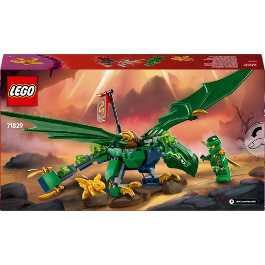 LEGO NINJAGO 71829 Lloyd's Forest Green Dragon - Building Game for Ages 6 and Up
