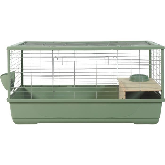 Rodent cage - Zolux - Néolife Connect - For rabbits and guinea pigs - 101.5 x 54 x 51 cm - Green