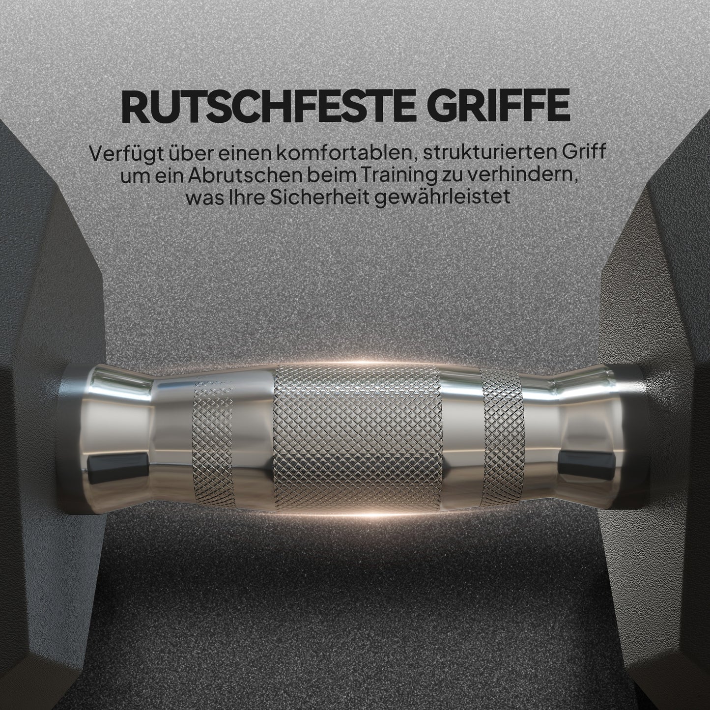 HOMCOM Hanteln mit gerändeltem Griff, Kurzhantel aus Gusseisen, 2 x 15kg, Kurzhanteln für Männer und Frauen