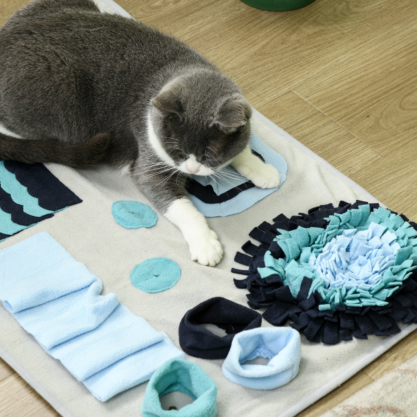 PawHut Hundedecke, komfortabelt, dekorativt element, 74x50x5cm, Mehrfarbig