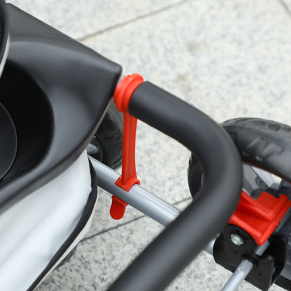 PawHut Hundebuggy Hundewagen bis 10 kg Klappbar Regenschutz Bodenkorb 2 Becherhalter 75 cm x 45 cm x 97 cm Grau