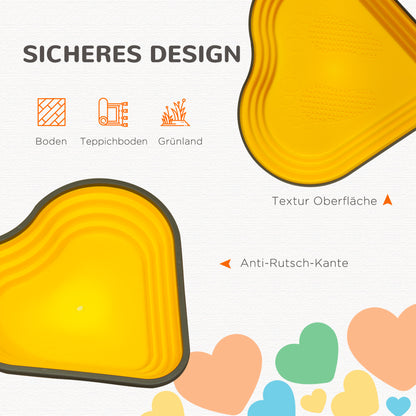 AIYAPLAY Balance-Trittsteine, 11er-Set, stapelbar & leicht, rutschfest, für Innen/Außen