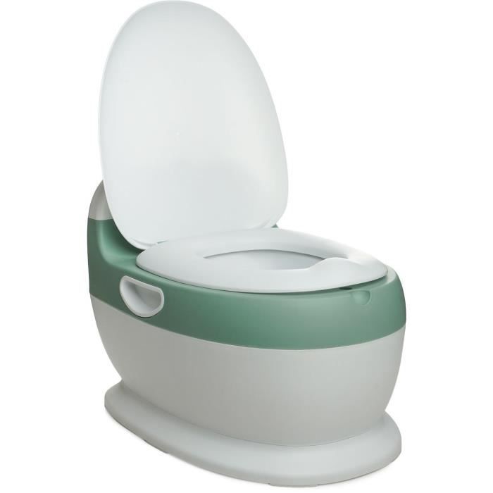 Mini toilet - THERMOBABY - Sage Green - Comfortable with flushing sound