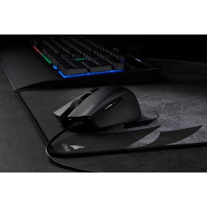 CORSAIR Optical Gamer Mouse HARPOON RGB PRO FPS / MOBA - Backlit RGB LED Backlit - 12000 DPI - Black (CH-9301111-EU)
