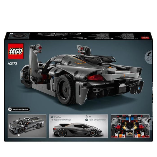 LEGO Technic 42173 Hypercar Koenigsegg Jesko Absolut gray - Building set