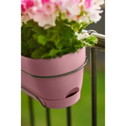 Vibia rectangle planter - Plastic - Tank - Ø70 - Dust pink