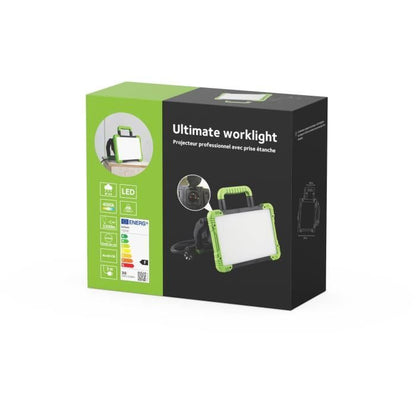 LED Floodlight - GAO - Construction site 30W - 3000 lumens, IP54, 3m cable