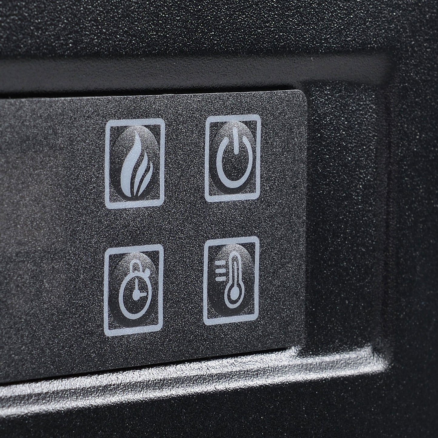 HOMCOM LED Elektrokamin Standkamin Kaminofen mit Flammeneffekt 1800/2000W Innenraumheizung mit Holzrahmen Dekokamin MDF Weiß 113 x 26,6 x 87,5 cm