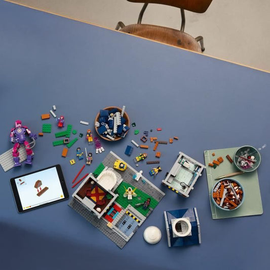 LEGO Marvel X-Men: Xavier's Institute - Building Set for Adults with Minifigures Including Wolverine and Professor X for