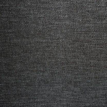 HOMCOM Kommode mit 3 Schubladen aus Leinen Aufbewahrungsschrank mit Ablage Griffen Schwarz