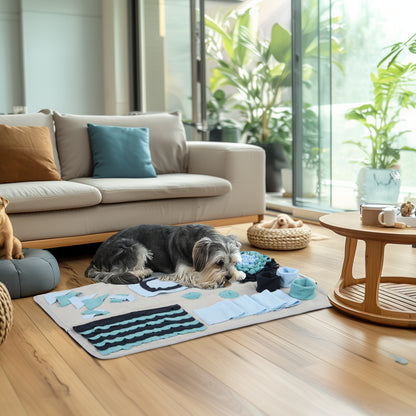 PawHut Hundedecke, komfortabelt, dekorativt element, 74x50x5cm, Mehrfarbig