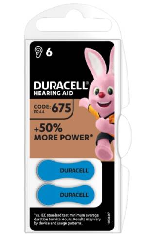 Duracell Batterie Acustiche Medical ActiveAir DA675 1Cnf/6pz