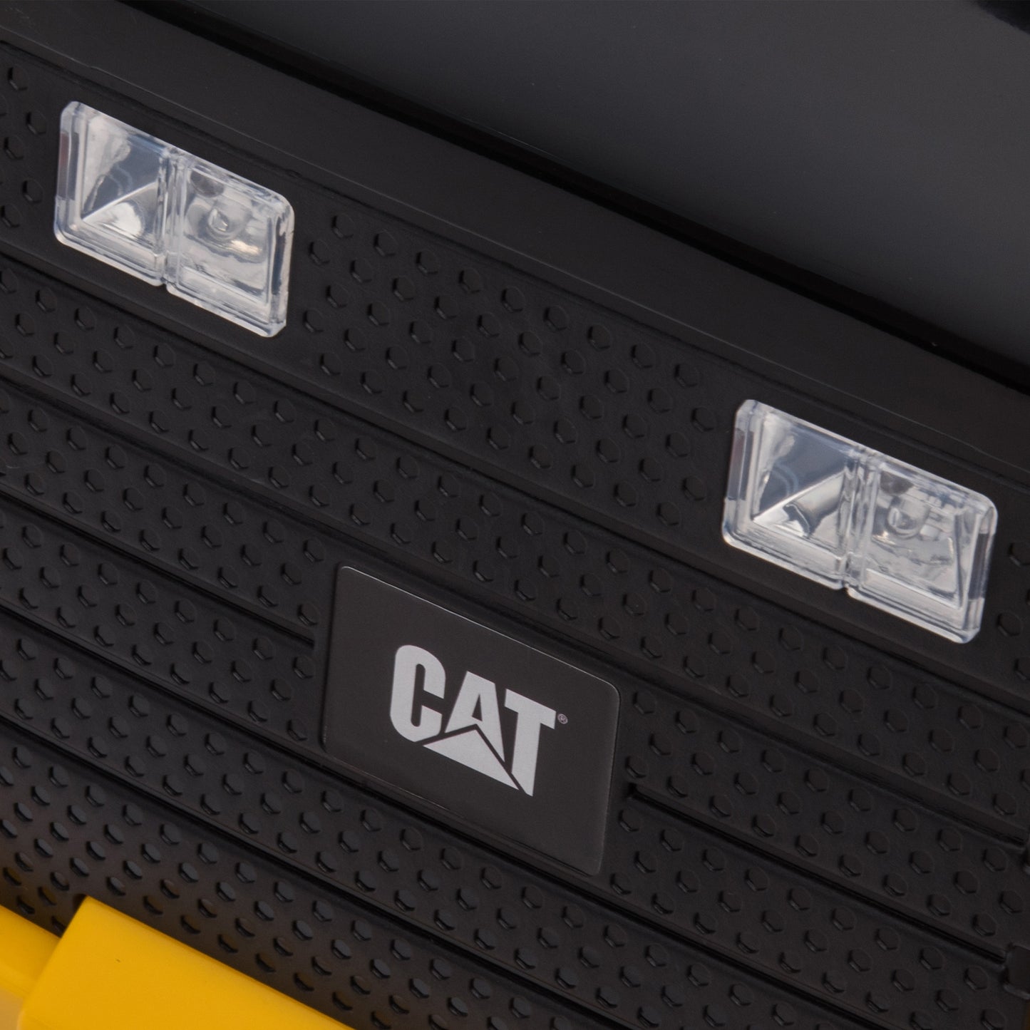 HOMCOM Elektro-Kipplaster für Kinder, kippbare Ladefläche, max. 3 km/h, Scheinwerfer, Hupe, gelb, 74,5 x 36 x 43,5 cm