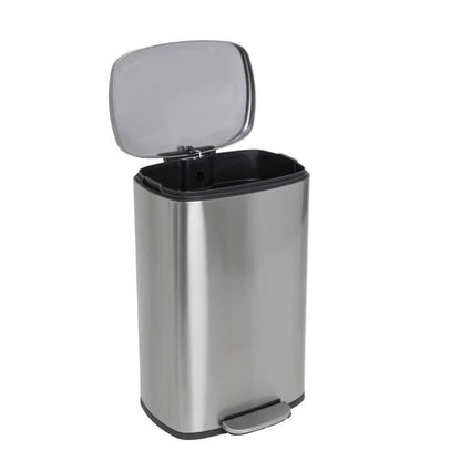 KITCHEN MOVE Pedal kitchen bin - Brushed stainless steel - 50L - ADMIRAL