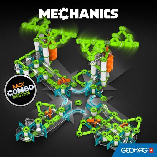 GEOMAG MECHANICS, GRAVITY 67 pcs, magnetic construction, educational games, Toy for children aged 8, GMV00