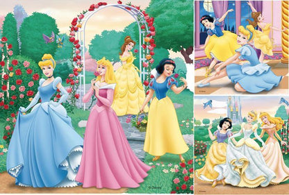 DISNEY PRINCESSES Puzzle 3 x 49 pcs - Disney