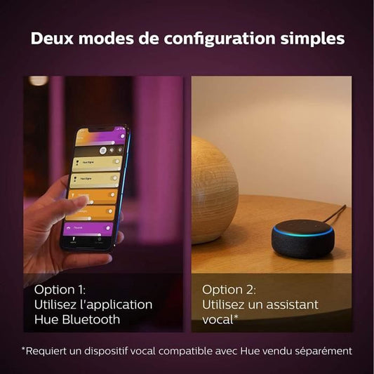 Philips Hue White & Color Indoor Lightsstrips Extension 1M, V4, works with Alexa, Google Assistant and Apple Homekit