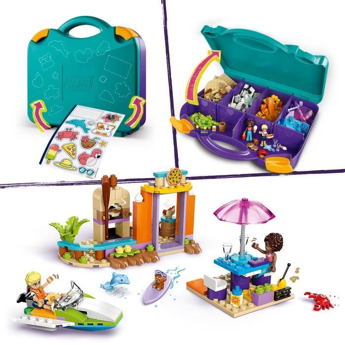LEGO Friends 42672 Creative Beach Suitcase - Building Set for Girls Ages 5 and Up