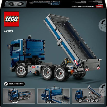 LEGO Technic 42203 Dump Truck - Building Set for Boys Ages 9 and Up - Gift Idea