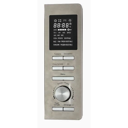 Combined microwave - Continental Edison - CEMO25SG13S3 - Silver - 25 L - Mirror door - 900 W - Grill 1000 W - Convection 1000 W