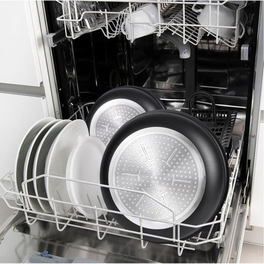 Arthur Martin Removable kitchen battery 15 pieces 16-20-22-24-26 cm black-All lights including induction