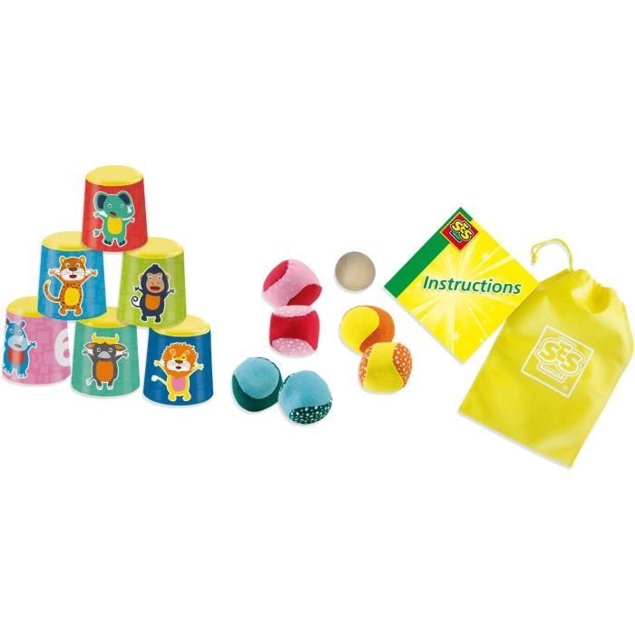 SES CREATIVE - Chamboule-tout and soft petanque balls