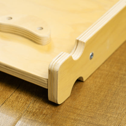 AIYAPLAY Kinder-Kletterset, 4-in-1-Design mit Bogenbrücke, Schaukelwippe, Kissen, Rutschrampe, für den Innenbereich, Holz