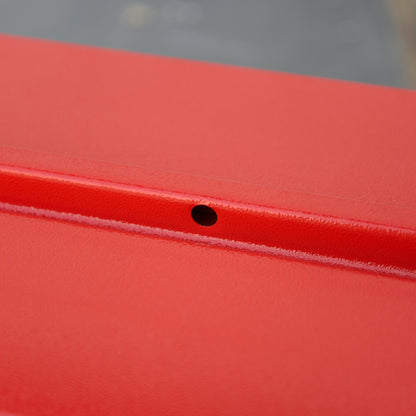 DURHAND Werkzeugkasten Werkzeugkoffer mit 5 Fächern 45 x 20 x 34,5cm Stahl Rot