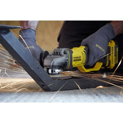 125 mm grinder - 18V Lithium - 1 4Ah Battery - STANLEY FATMAX V20 - SFMCG400M1K-QW