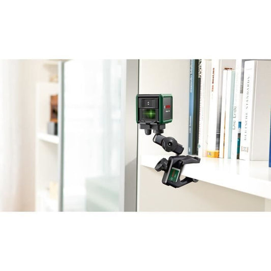 Laser Lines Bosch - Quigo Green (delivered with 2 batteries, a universal pliers MM2 and 1 fixing adaptation)