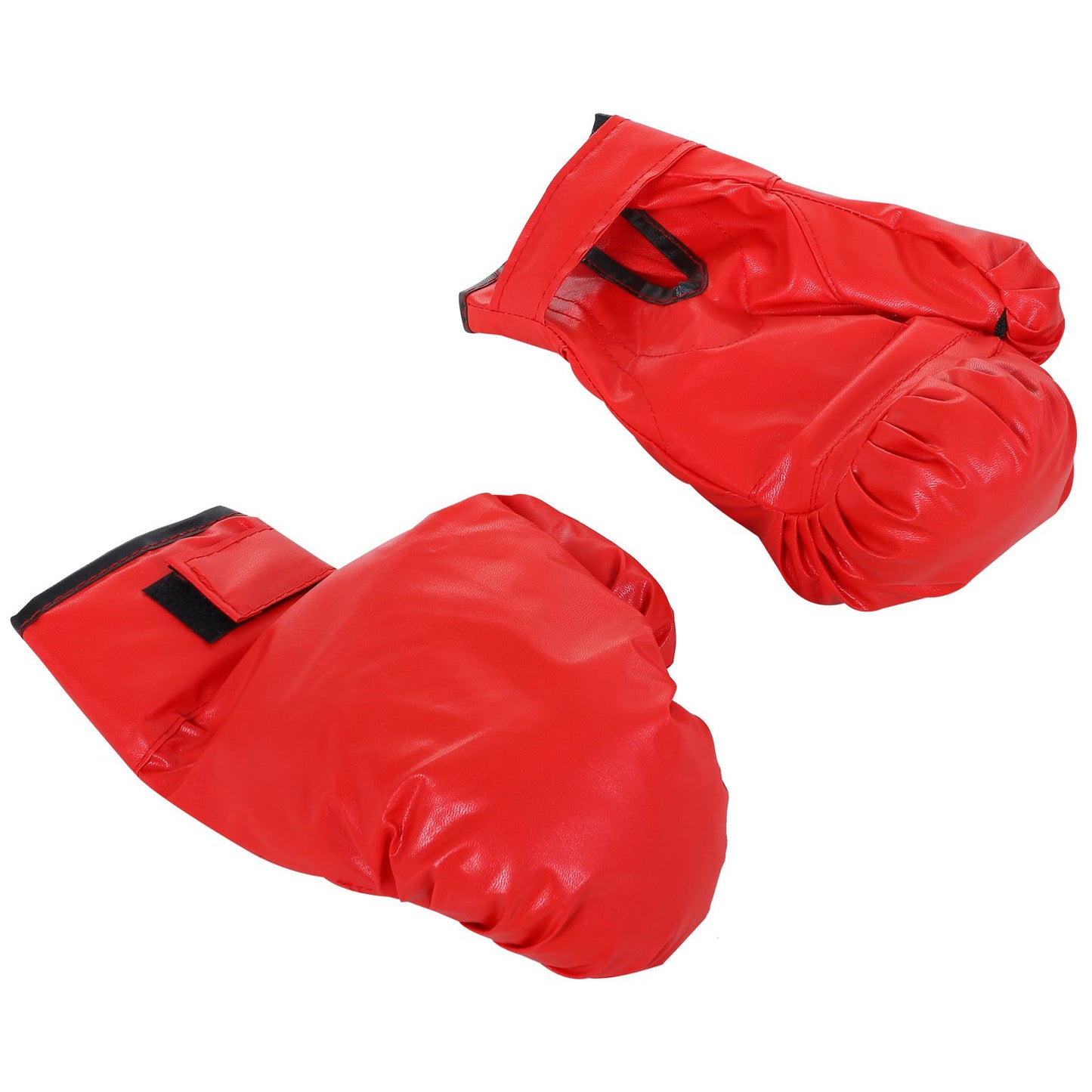 HOMCOM Punchingball Set Standbox Training Set 136-154 cm höhenverstellbar mit 1 paar Handschuhe Geeignet für Profis und Anfänger Schwarz