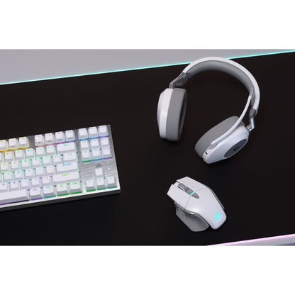 Wireless Gaming Headset - CORSAIR - HS65 Wireless V2 - White