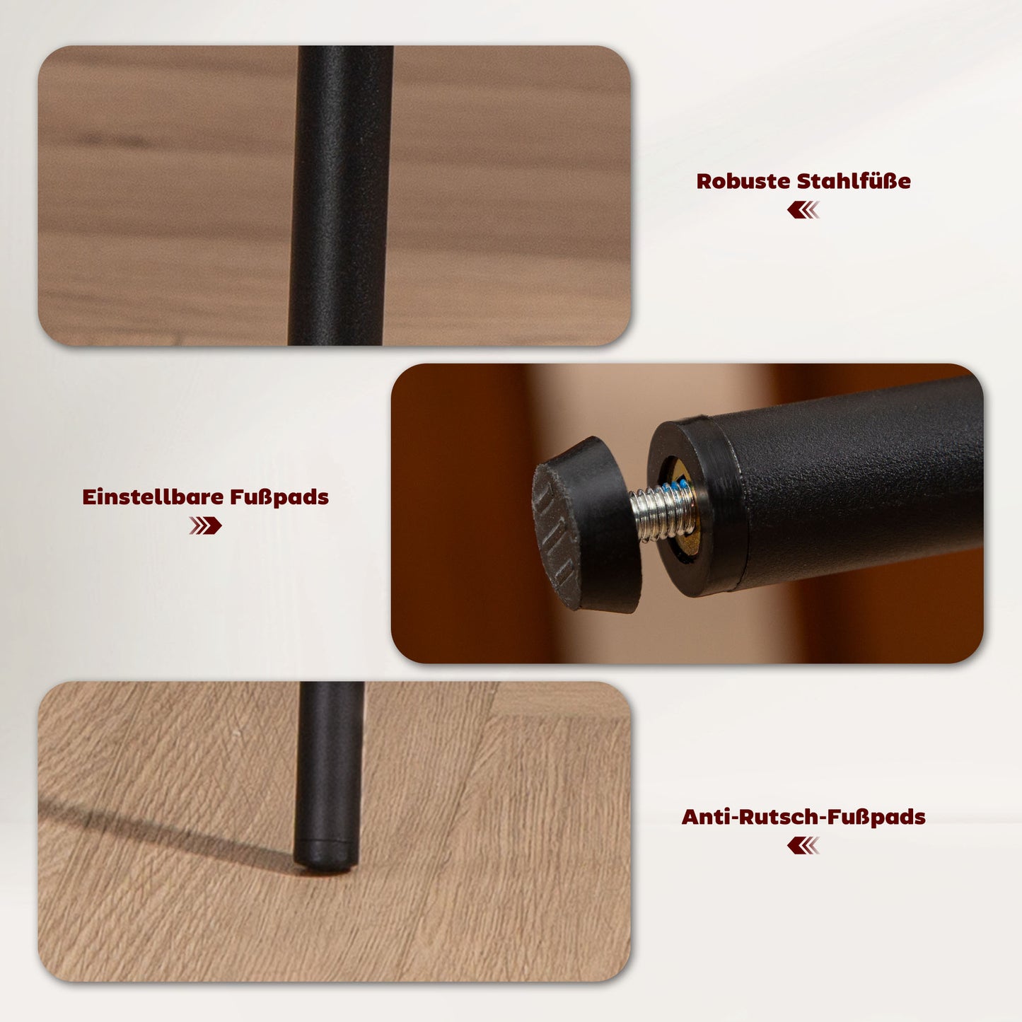 HOMCOM Esszimmerstuhl, Cordbezug, Schalenform, Metallbeine, Fußpolster, Grau