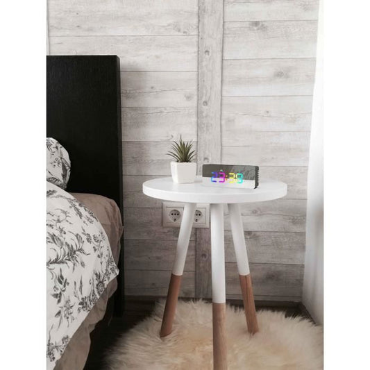 EVOOM MIRROR RGB LED Alarm Clock - Built-in Mirror